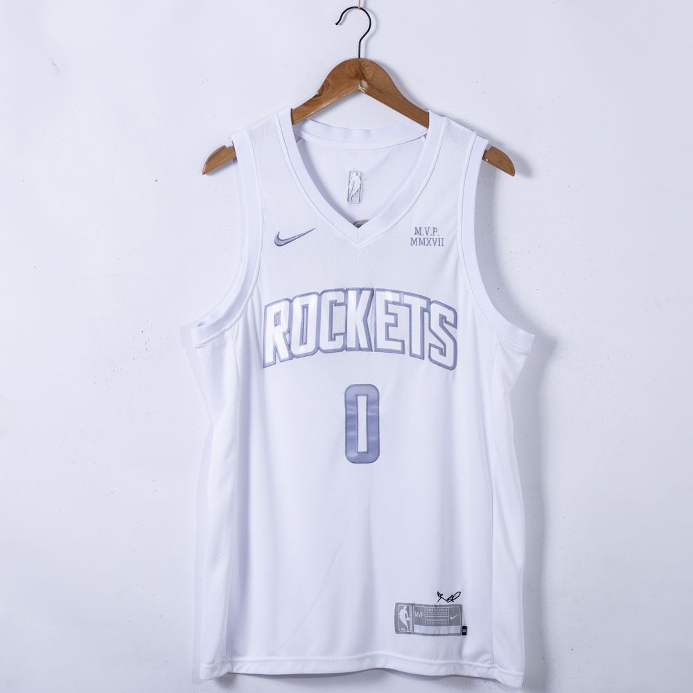 Men Houston Rockets #0 Westbrook White Game Nike 2021 NBA Jerseys->atlanta hawks->NBA Jersey
